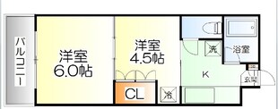 仙台駅 徒歩13分 2階の物件間取画像